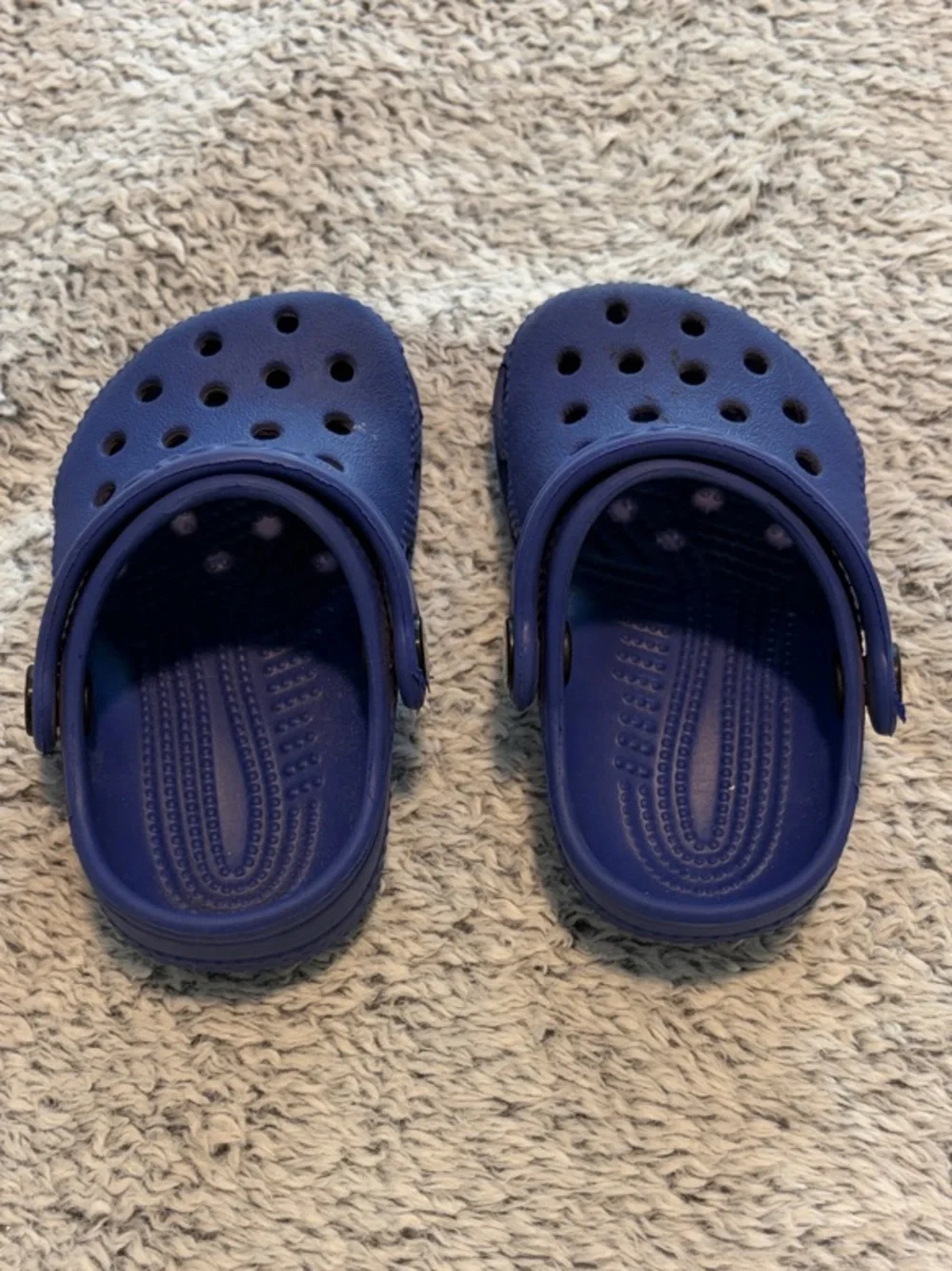 CROCS Kids Navy Blue Classic Clog